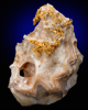 Gold in Calcite from Hope's Nose, Torquay, Devon, England