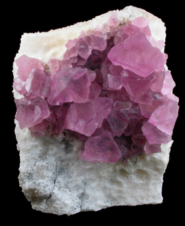 Fluorite on Quartz from Mina Navidad, 19 km northwest of Abasolo, Durango, Mexico