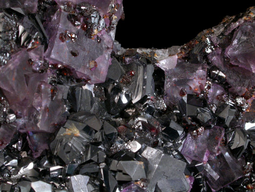 Sphalerite, Fluorite, Galena from Cave-in-Rock District, Hardin County, Illinois