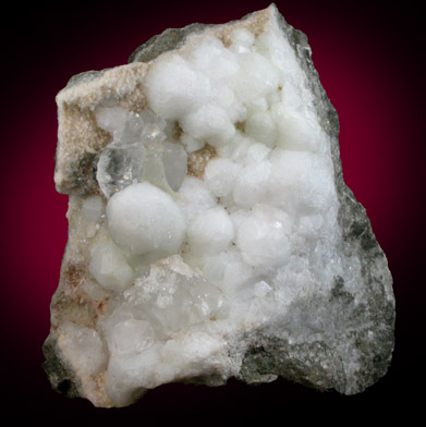 Analcime and Calcite from Lower New Street Quarry, Paterson, Passaic County, New Jersey