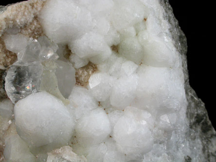 Analcime and Calcite from Lower New Street Quarry, Paterson, Passaic County, New Jersey