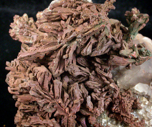 Copper on Calcite from Onganja Mine, Seeis, Khomas, Namibia