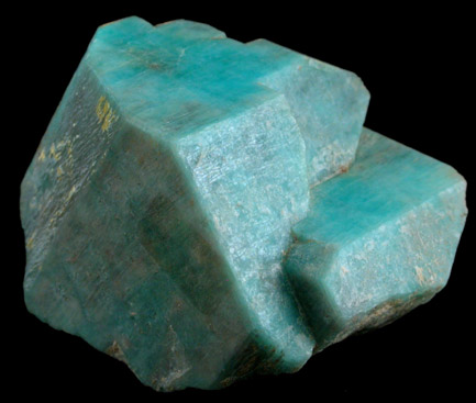 Microcline var. Amazonite from Crystal Peak area, 6.5 km northeast of Lake George, Park-Teller Counties, Colorado