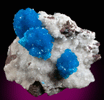 Cavansite with Quartz from Wagholi Quarry, Maharashtra, India