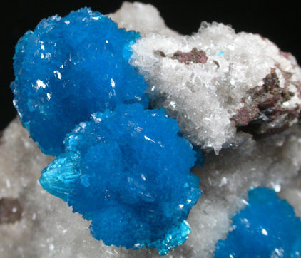 Cavansite with Quartz from Wagholi Quarry, Maharashtra, India