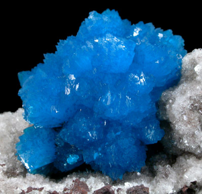 Cavansite with Quartz from Wagholi Quarry, Maharashtra, India