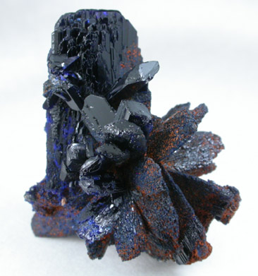 Azurite from Touissit Mine, 21 km SSE of Oujda, Jerada Province, Oriental, Morocco