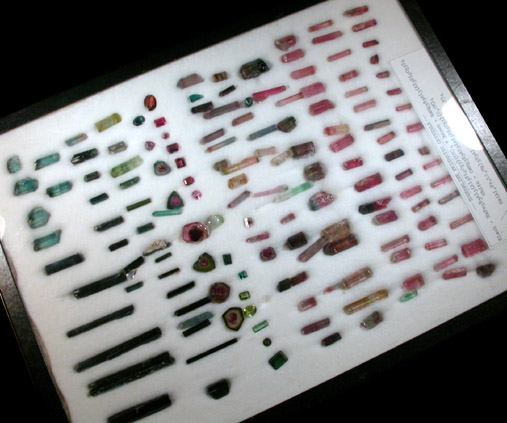 Elbaite Tourmaline Collection from Minas Gerais, Brazil