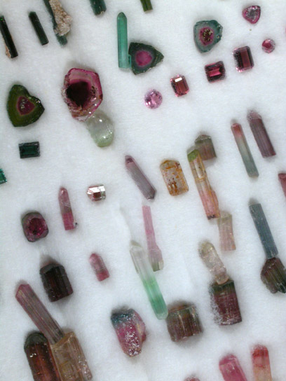 Elbaite Tourmaline Collection from Minas Gerais, Brazil