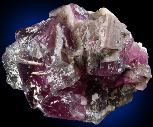 Fluorite and Calcite from Cave-in-Rock District, Hardin County, Illinois