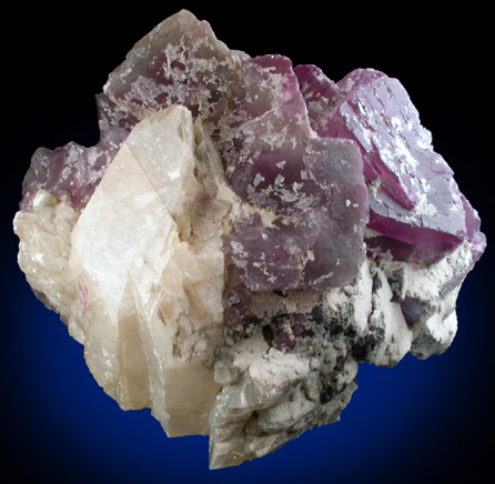 Fluorite and Calcite from Cave-in-Rock District, Hardin County, Illinois