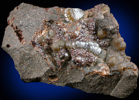 Siderite var. Sphaerosiderite with Hyalite Opal from (Dana locality at Division St. and Sprague Ave.) Spokane, Spokane County, Washington