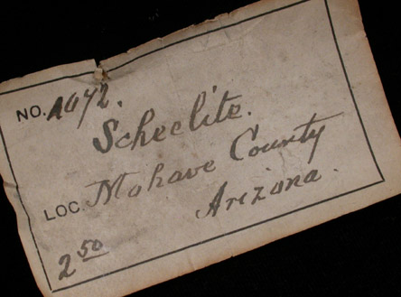 Scheelite from Mohave County, Arizona