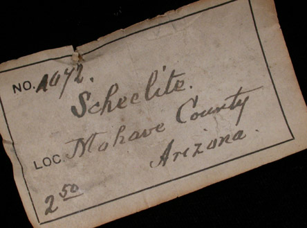 Scheelite from Mohave County, Arizona