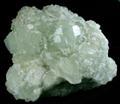 Datolite with Quartz from Charcas District, San Luis Potosi, Mexico