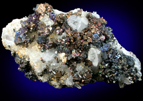 Pyrite and Quartz from Butte Mining District, Summit Valley, Silver Bow County, Montana