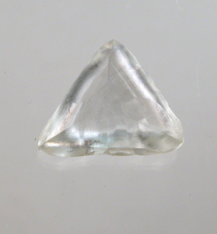 Diamond (0.93 carat macle, twinned crystal) from Finsch Mine, Free State (formerly Orange Free State), South Africa