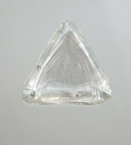 Diamond (1.43 carat macle, twinned crystal) from Finsch Mine, Free State (formerly Orange Free State), South Africa