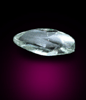 Diamond (0.40 carat green elongated crystal) from Guaniamo, Bolivar Province, Venezuela
