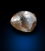 Diamond (0.96 carat brown dodecahedral crystal) from Oranjemund District, southern coastal Namib Desert, Namibia