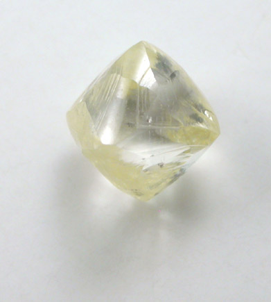 Diamond (0.78 carat yellow octahedral crystal) from Bahia, Brazil