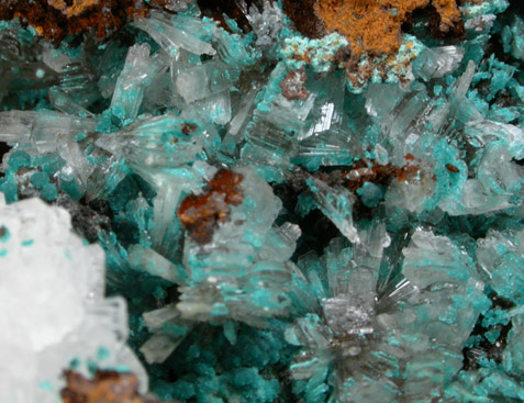 Aurichalcite with Hemimorphite from Mina Ojuela, Mapimi, Durango, Mexico