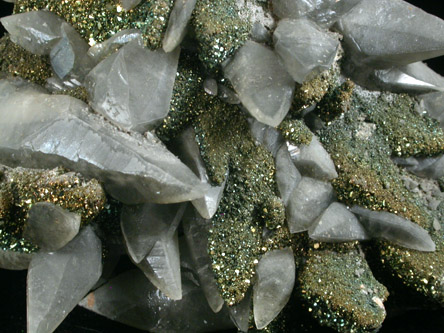 Calcite with Pyrite from Brushy Creek Mine, Viburnum Trend, Reynolds County, Missouri