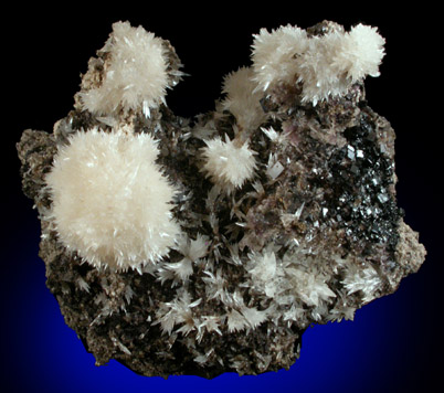 Strontianite with Fluorite from Minerva #1 Mine, Cave-in-Rock District, Hardin County, Illinois