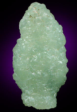 Prehnite epimorph after Anhydrite with Aragonite from New Street Quarry, Paterson, Passaic County, New Jersey