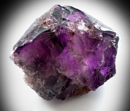 Quartz var. Amethyst (gem rough) from Four Peaks Amethyst Deposit, Mazatzal Mountains, Maricopa County, Arizona