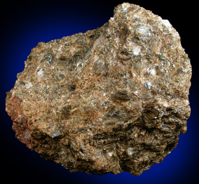 Enstatite var. Bronzite from Asheville, Buncombe County, North Carolina