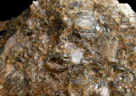 Enstatite var. Bronzite from Asheville, Buncombe County, North Carolina