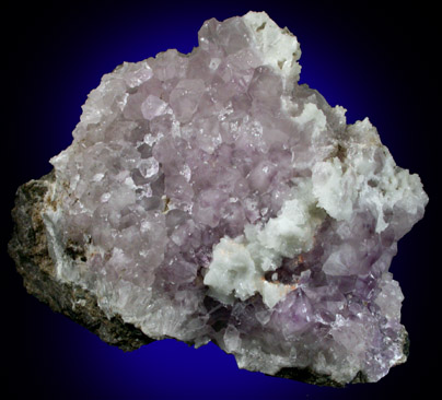 Datolite on Quartz from Prospect Park Quarry, Prospect Park, Passaic County, New Jersey