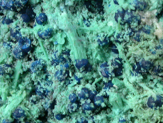 Shattuckite from Bisbee, Warren District, Cochise County, Arizona