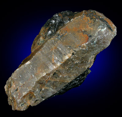 Corundum var. Sapphire from Corundum Hill Mine, Cullasaja, Macon County, North Carolina