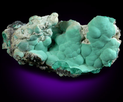 Malachite from 79 Mine, Banner District, near Hayden, Gila County, Arizona