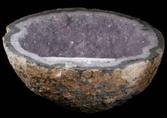 Quartz var. Amethyst Geode from Las Choyas, Chihuahua, Mexico