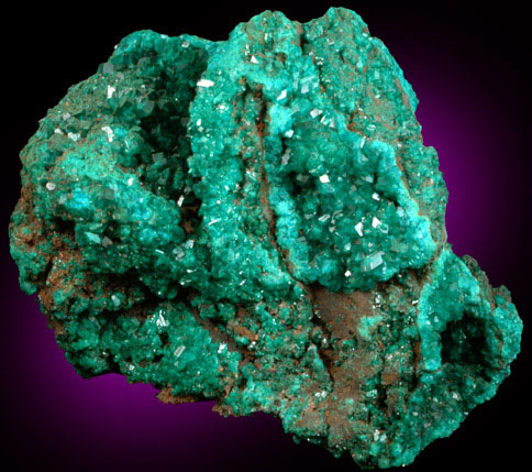 Dioptase from Reneville, Kindanba District, Pool Department, Republic of Congo