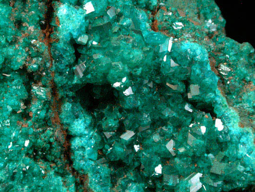 Dioptase from Reneville, Kindanba District, Pool Department, Republic of Congo