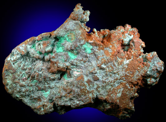 Copper from Broken Hill Mine, Kabwe, Zambia