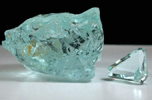 Beryl var. Aquamarine with 4.27 carat faceted gemstone from Minas Gerais, Brazil