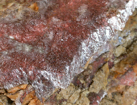 Gypsum with Copper inclusions from (Mission Mine), Pima County, Arizona