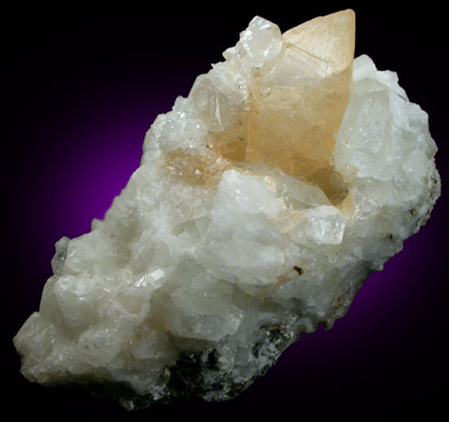 Calcite in Datolite from Lane's Quarry, Westfield, Hampden County, Massachusetts