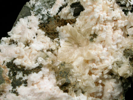 Stilbite, Heulandite, Calcite from Summit Quarry, Union County, New Jersey