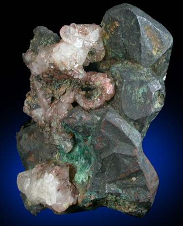 Copper, Silver, Datolite from Central Mine, Keweenaw Peninsula Copper District, Michigan