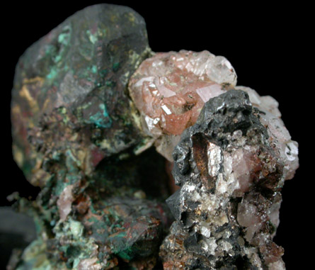 Photographs of mineral No. 38125: Copper in Datolite from 