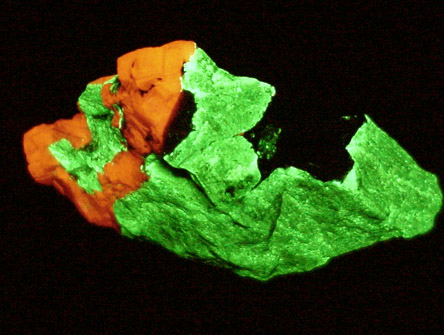 Willemite, Tephroite, Calcite, Franklinite from Franklin Mining District, Sussex County, New Jersey (Type Locality for Franklinite and Tephroite)