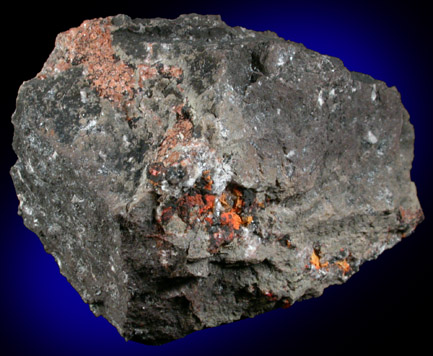 Copper with Calcite from Pluckemin, Somerset County, New Jersey