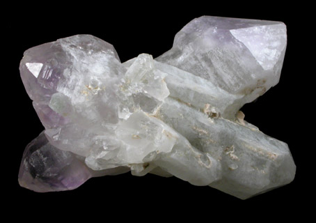 Quartz var. Amethyst from Deer Hill, Stow, Oxford County, Maine