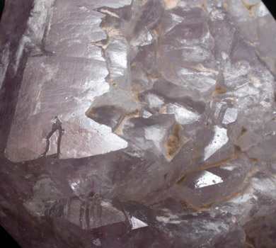 Quartz var. Amethyst from Deer Hill, Stow, Oxford County, Maine